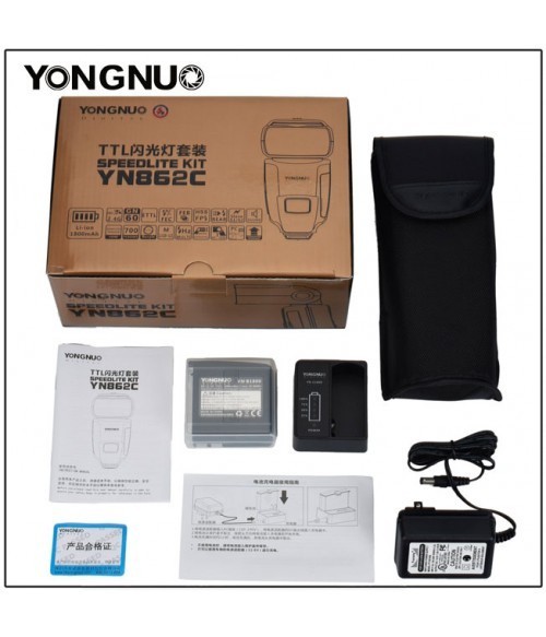 Вспышка Yongnuo YN862C for Canon с литий-ионным аккумулятором - фото2
