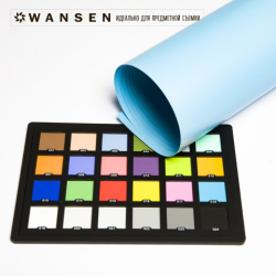 Wansen PB-1230 фон пластиковый голубой 1,2х3 м