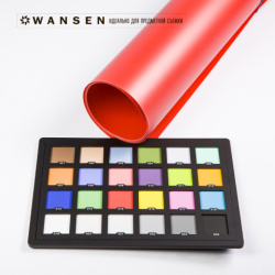 Wansen PB-1020 фон пластиковый красный 1,2х2 м
