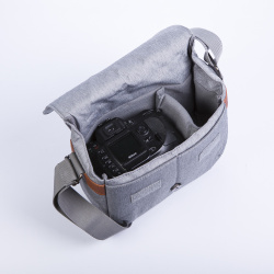 Fotokvant BSN-06 Grey сумка для фотоаппарата цвета серый- фото3