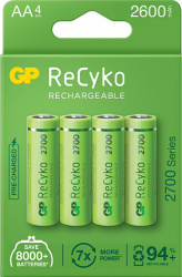 Аккумулятор GP 270AAHCE-2EB4 Gift box /4 штуки, Емкость 2600/