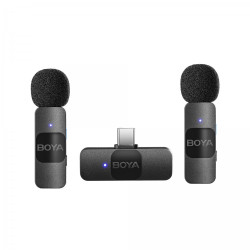 BOYA BY-V20 USB-C Ультракомпактная беспроводная микрофонная система 2,4 ГГц/ОРИГИНАЛ/