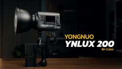 Осветитель YongNuo LUX200 /лампа+адаптер питания в сеть/- фото