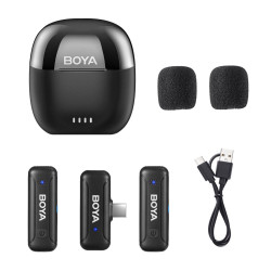 Boya BY-WM3T-D2 Мини-Беспроводной Микрофон с частотой 2,4 ГГц (iOS Lightning)