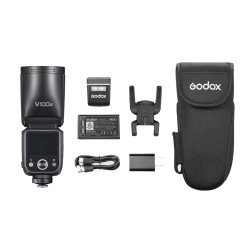 Вспышка накамерная Godox V100S TTL с круглой головкой для Sony- фото2