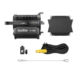Осветитель светодиодный Godox F7-120Bi K2 с линзой Френеля- фото2