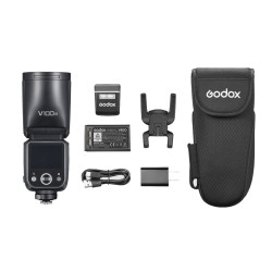 Вспышка накамерная Godox V100O TTL с круглой головкой для Olympus/Panasonic- фото6