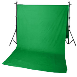 Фон хромакей Field 2.4 х 5.0 Green   - фото
