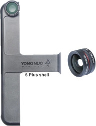 Широкоугольный объектив Yongnuo MP0.65X + макрообъектив Fisheye для iPhone 6 Plus / 6S Plus- фото2