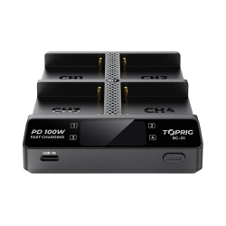 Зарядное устройство Accsoon TOPRIG BC01 4-Bay NP-F- фото