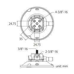 Держатель вакуумный KUPO KSC-05 PUMPING SUCTION CUP с шарнирным кронштейном- фото4