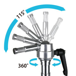 Держатель шарнирный KUPO KCP-246 SUPER GRIP ARM с удлинителем BABY STEEL- фото3