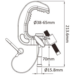 Зажим KUPO C-26 TITAN CLAMP- фото2