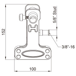 Зажим KUPO KCP-360B ALLI CLAMP- фото2