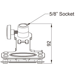Зажим KUPO KCP-360B ALLI CLAMP- фото3