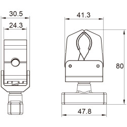 Зажим KUPO KCP-730B SUPER CLAW CLAMP- фото2