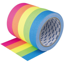 Лента клейкая KUPO CSS-2415Y CLOTH SPIKE TAPE желтая