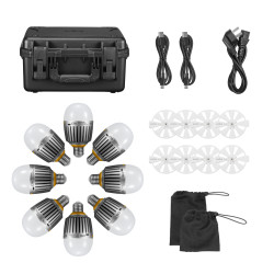 Комплект светодиодных ламп Godox Knowled C7R-K8 с зарядным кейсом- фото4