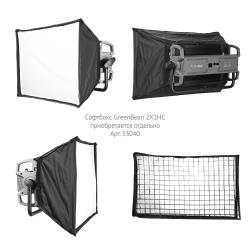 Осветитель cветодиодный GreenBean StudioLight PRO 2X1 B студийный- фото3
