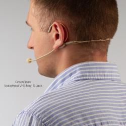Микрофон головной GreenBean VoiceHead VH3 flesh S-Jack- фото5
