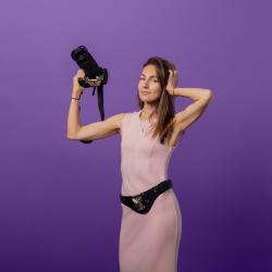  Фон бумажный Falcon Eyes BackDrop PRO 2.72x11 Deep Purple (68)- фото4