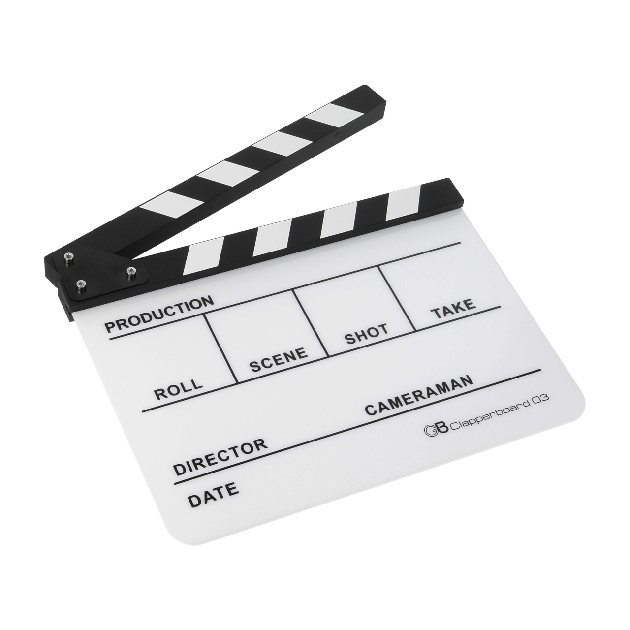 Кинохлопушка GreenBean Clapperboard 03 (белая) - фото