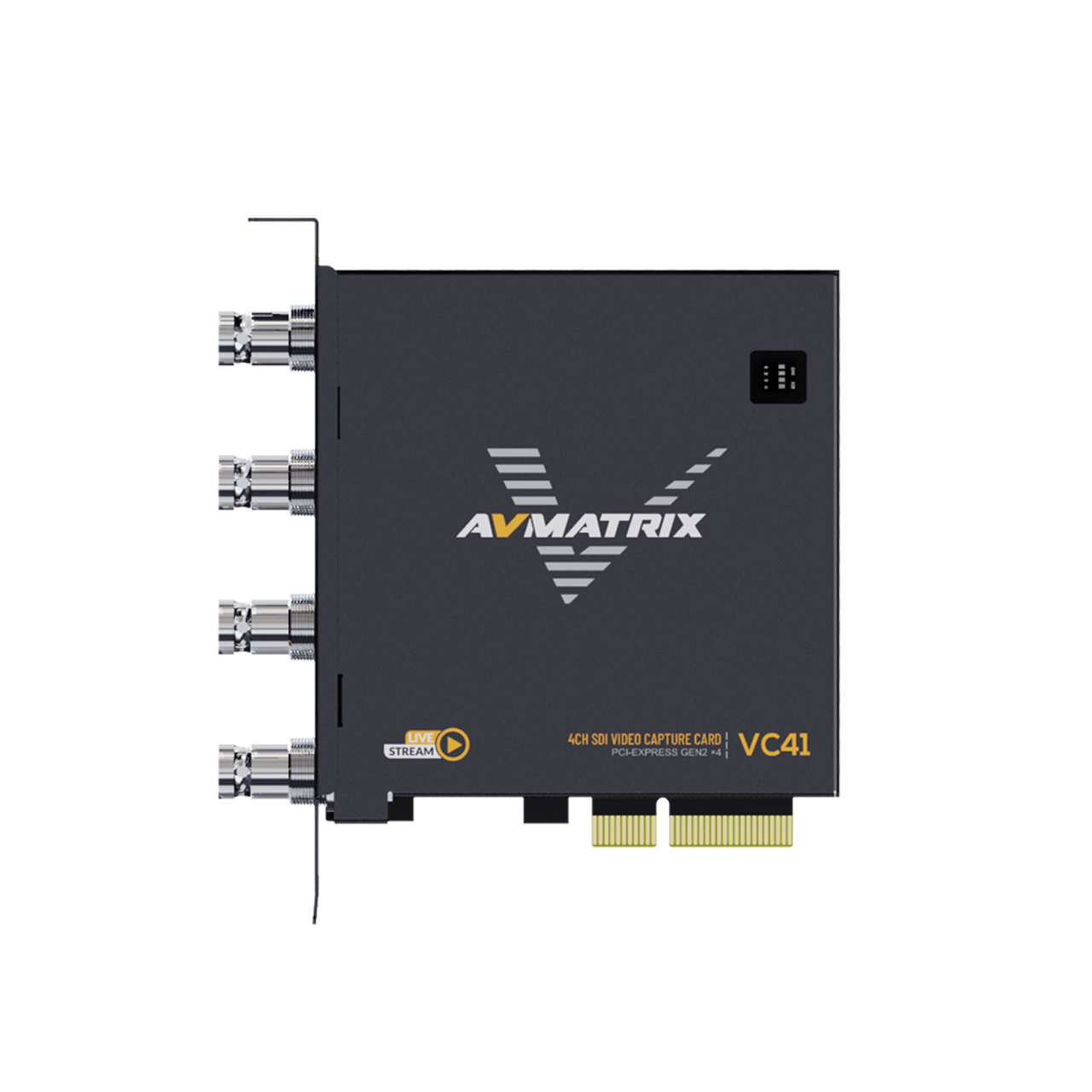 Плата видеозахвата AVMATRIX VC41 4CH 3G-SDI PCIE - фото