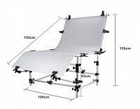 Стол для фотосъёмки GRIFON ST-1020 П (100x200см) крепление пластиковое